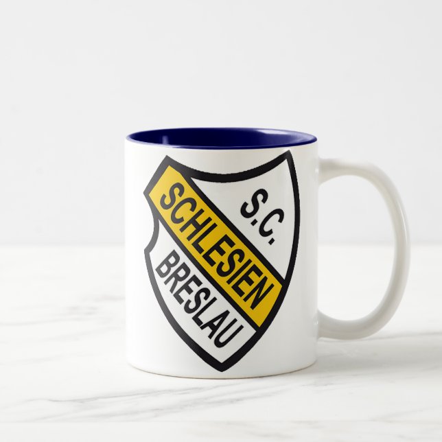 Caneca De Café Em Dois Tons SC Schlesien Breslau (Direita)