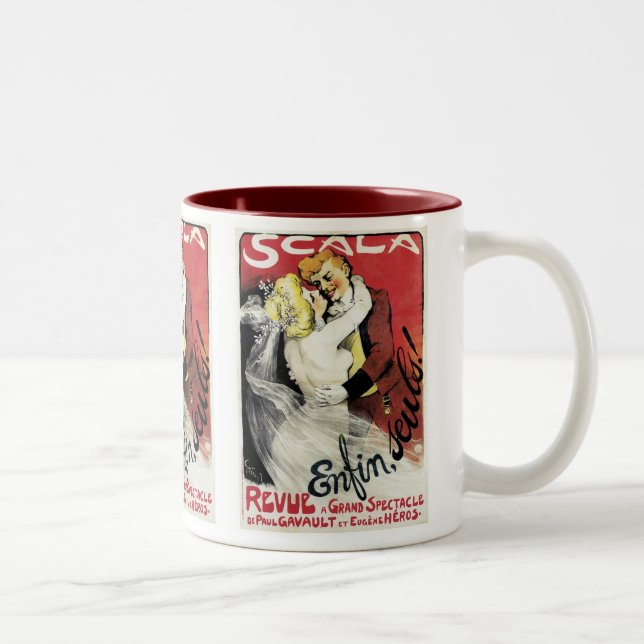 Caneca De Café Em Dois Tons Scala, Enfin, Seuls! (Direita)