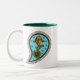 Caneca De Café Em Dois Tons Scales Mug