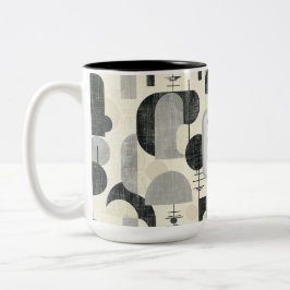 Caneca De Café Em Dois Tons Scandi Motif n.o 2 |