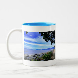 Caneca De Café Em Dois Tons Scenic Coffee Mug