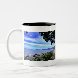 Caneca De Café Em Dois Tons Scenic Coffee Mug
