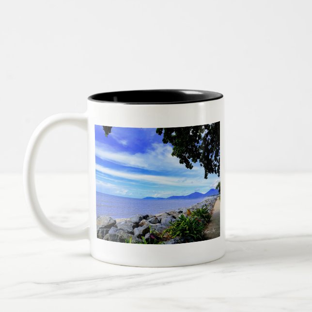 Caneca De Café Em Dois Tons Scenic Coffee Mug (Esquerda)