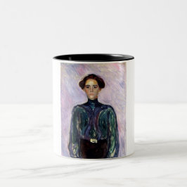 Caneca De Café Em Dois Tons Schwarz (por Edvard Munch)