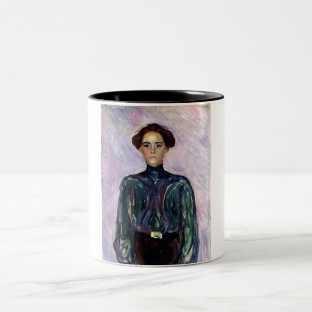 Caneca De Café Em Dois Tons Schwarz (por Edvard Munch) (Centro)
