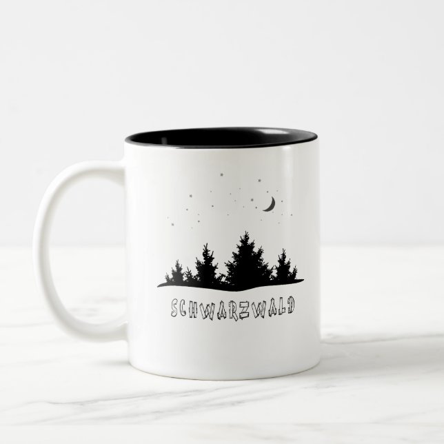 Caneca De Café Em Dois Tons schwarzwald - Floresta Negra da Alemanha (Esquerda)