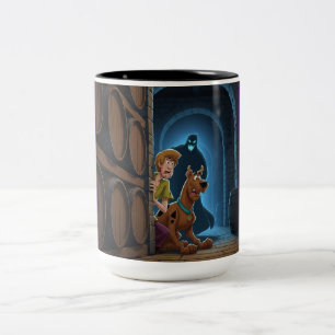 Caneca De Café Em Dois Tons Scooby & Shaggy: Barrel of Fright