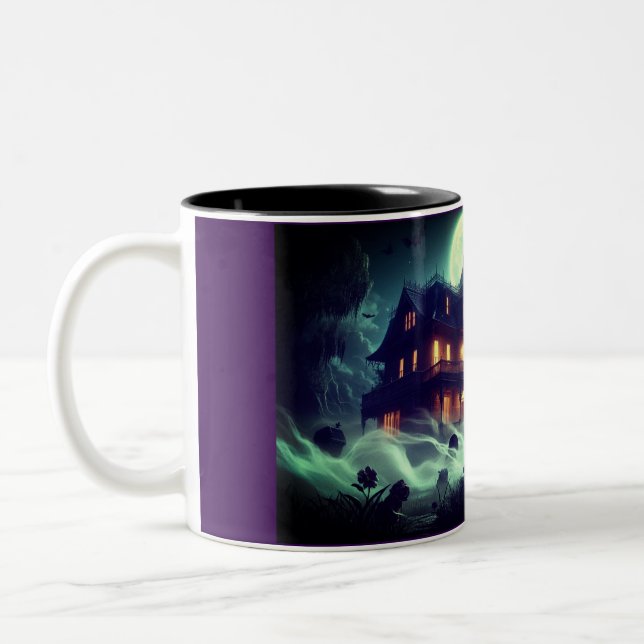 Caneca De Café Em Dois Tons Scooby's Spooky Mansion Mystery Mug (Esquerda)