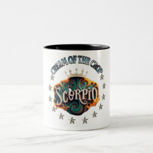Caneca De Café Em Dois Tons Scorpio Crown Mug