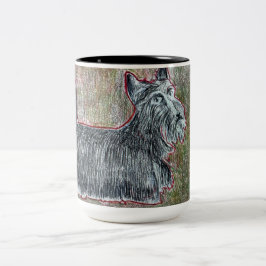 Caneca De Café Em Dois Tons Scottie Mug