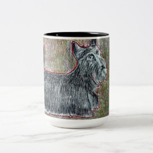 Caneca De Café Em Dois Tons Scottie Mug