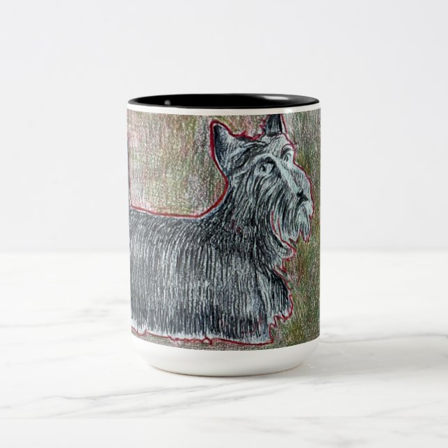 Caneca De Café Em Dois Tons Scottie Mug (Centro)