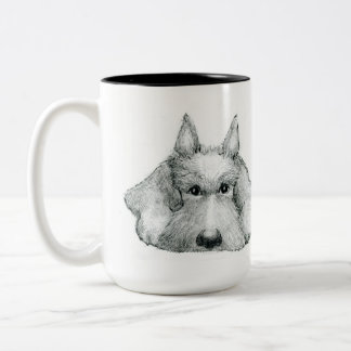 Caneca De Café Em Dois Tons Scottie Mug de 11 oz