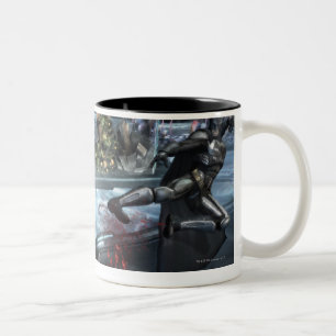 Caneca De Café Em Dois Tons Screenshot: Harley contra Batman