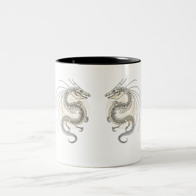 Caneca De Café Em Dois Tons Script Celestial: Vista a Legenda, Viva o Dia (Centro)