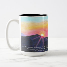 Caneca De Café Em Dois Tons Scripting Sunrise Mug