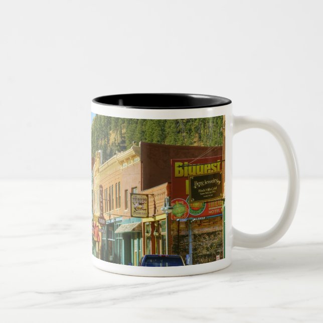 Caneca De Café Em Dois Tons SD, Deadwood, Cidade Histórica de Mineração Dourad (Direita)