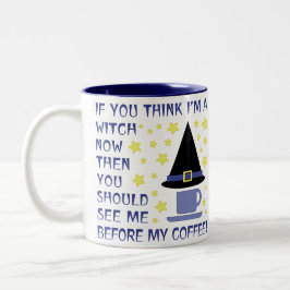 CANECA DE CAFÉ EM DOIS TONS SE ACHA QUE SOU UMA BRUXA AGORA...