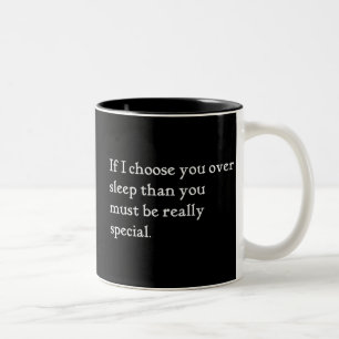 CANECA DE CAFÉ EM DOIS TONS SE EU ESCOLHER VOCÊ SOBRE O SONO VOCÊ DEVE SER R