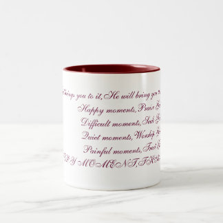 Caneca De Café Em Dois Tons Se o deus lheo traz, trar-lhe-á o throu…