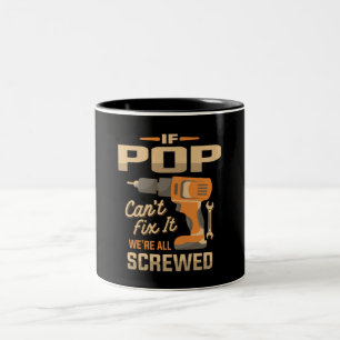 Caneca De Café Em Dois Tons Se O Pop Não Consegue Consertar Isso É Engraçado V