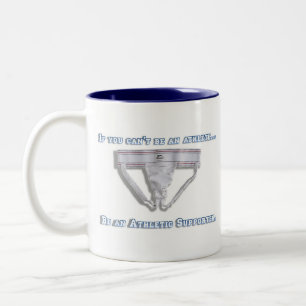 Caneca De Café Em Dois Tons Se você não pode ser um atleta…