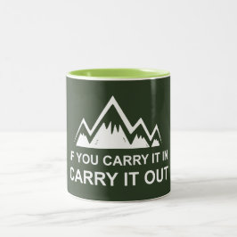 Caneca De Café Em Dois Tons Se Você O Carregar Ao Carregar