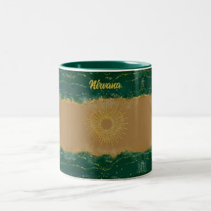 Caneca De Café Em Dois Tons Sea Green Nirvana