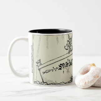 Caneca De Café Em Dois Tons Seahare v1 (detalhe)