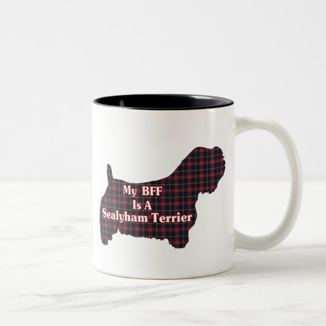 Caneca De Café Em Dois Tons Sealyham Terrier BFF Mug (Direita)