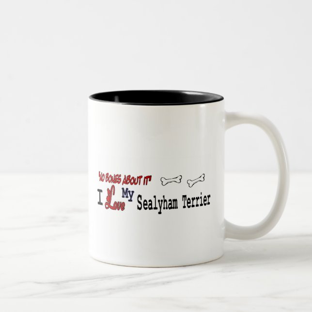 Caneca De Café Em Dois Tons Sealyham Terrier (I Love) Mug (Direita)