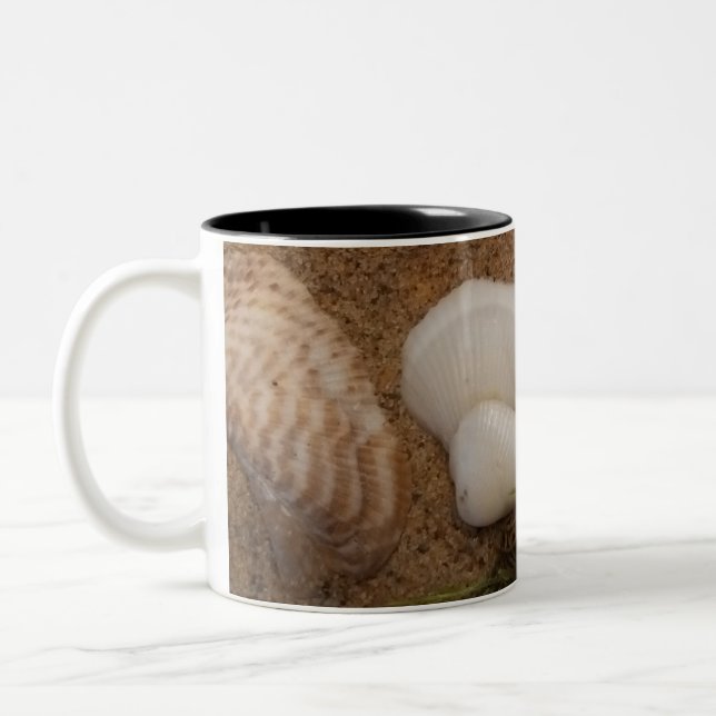Caneca De Café Em Dois Tons Seashell Mug (Esquerda)