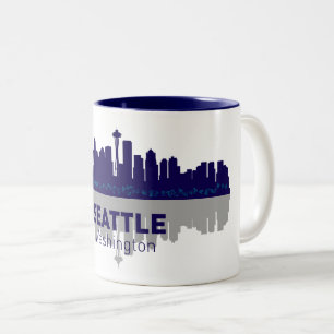 Caneca De Café Em Dois Tons Seattle Coffee Mug
