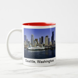 Caneca De Café Em Dois Tons Seattle Ferry Estado de Washington