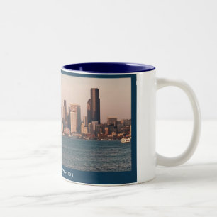 Caneca De Café Em Dois Tons Seattle Skyline Mug