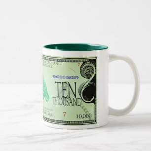 Caneca De Café Em Dois Tons SeaTurtle-Ecodollars
