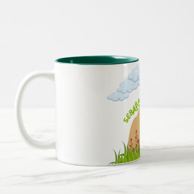 Caneca De Café Em Dois Tons Sebastian (Esquerda)