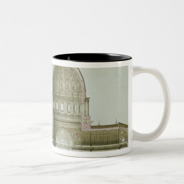 Caneca De Café Em Dois Tons Secção transversal longitudinal de St Peter em (Direita)