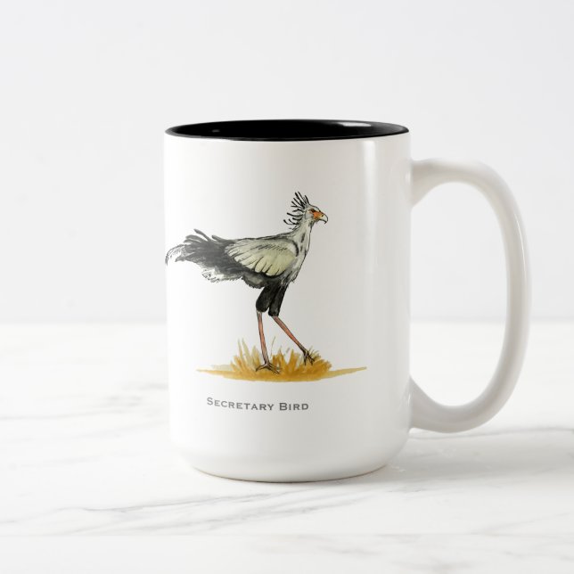 Caneca De Café Em Dois Tons Secretário Bird Coffee Mug (Direita)