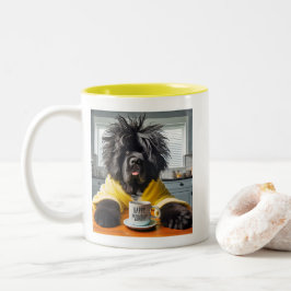 Caneca De Café Em Dois Tons Segunda-feira de manhã Novo Café