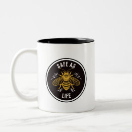 Caneca De Café Em Dois Tons Seguro como a Vida