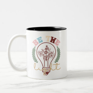 Caneca De Café Em Dois Tons Seja a luz
