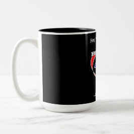 Caneca De Café Em Dois Tons Seja ativo e prospere