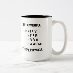 Caneca De Café Em Dois Tons Seja (física poderosa do estudo das equações do