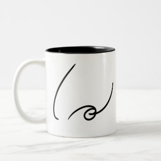 Caneca De Café Em Dois Tons Seja Gentil Estenografia