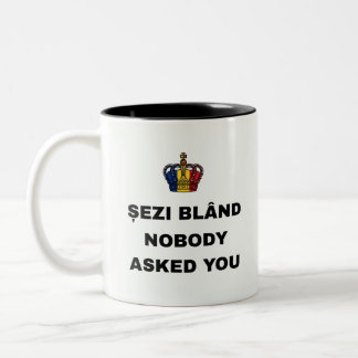 CANECA DE CAFÉ EM DOIS TONS SEJA-SE BRANDAMENTE, NINGUÉM PEDIU SUA OPINIÃO CAN