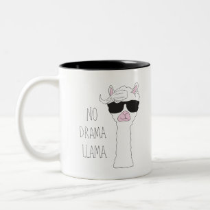Caneca De Café Em Dois Tons Seja um Sem Drama Llama