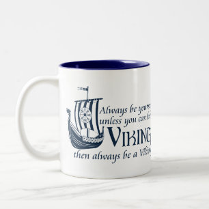 Caneca De Café Em Dois Tons Seja Viking!