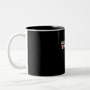 Caneca De Café Em Dois Tons Seletor de Cogumelos