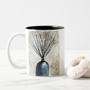 Caneca De Café Em Dois Tons Selvagem em cor de água de vase
